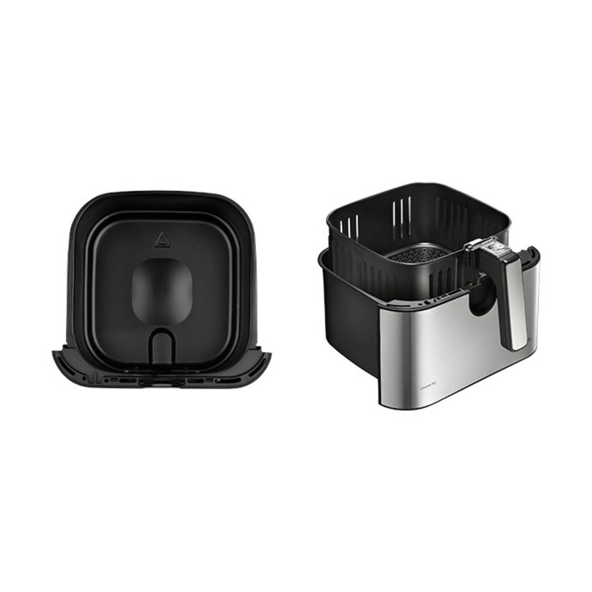 Detalhes do Fritadeira Elétrica Elgin Chrome Fry AFC80 8L 1900W Cromado 220V