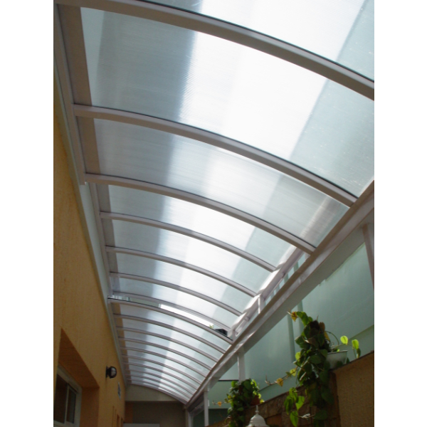 Chapa Placa Policarbonato Alveolar 1,05m X 3m x 4mm - Diversas Cores