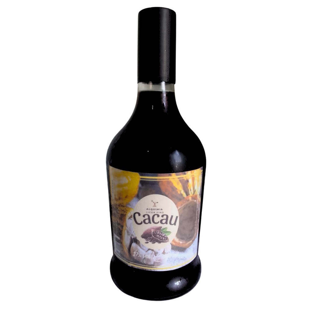 Licor Fino de Cacau Alquimia 900 ML em Oferta na Shopee