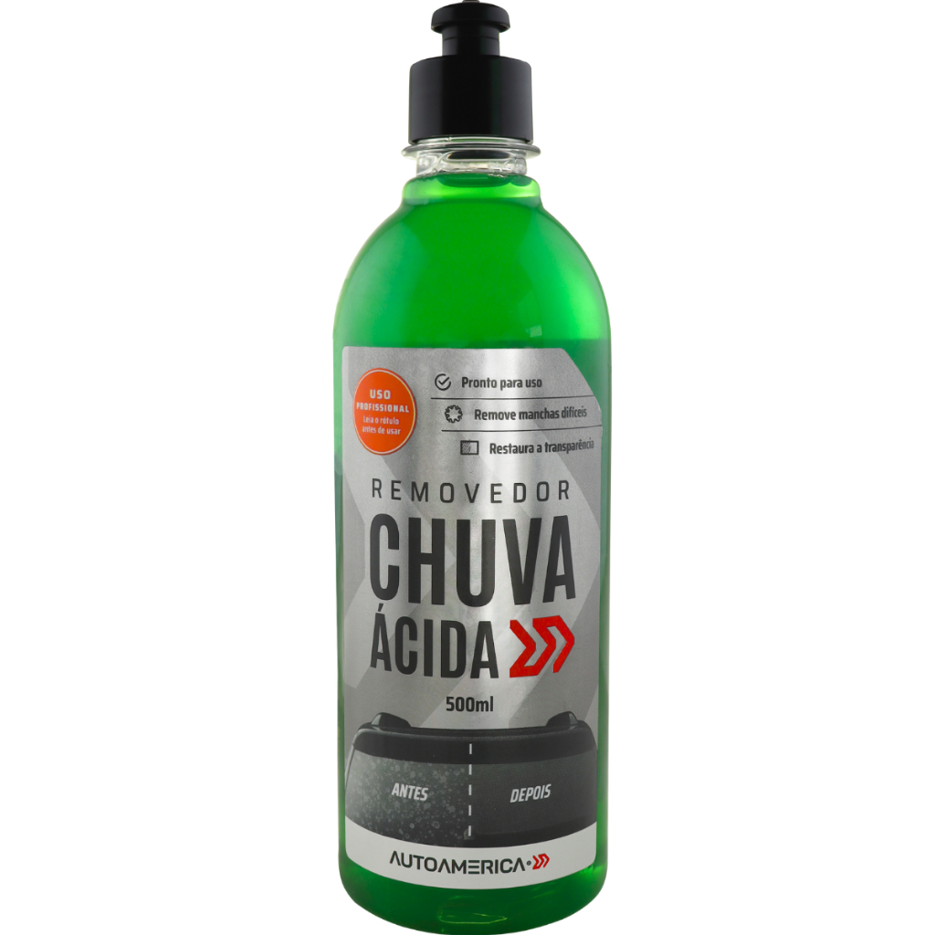 Limpador de Vidros Removedor Chuva Ácida Autoamerica 500ml - Spare Parts and Accessories for Vehicles