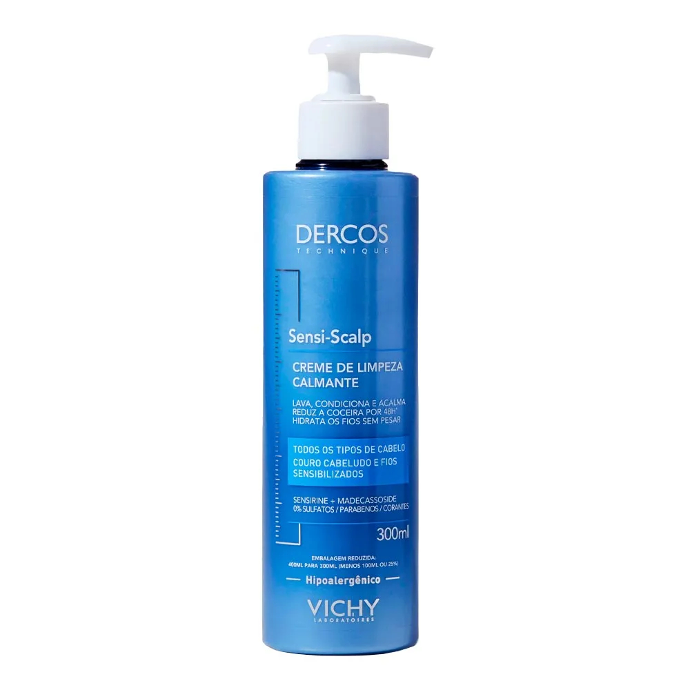 Creme De Limpeza Calmante Sensi-Scalp 300ml Dercos Vichy