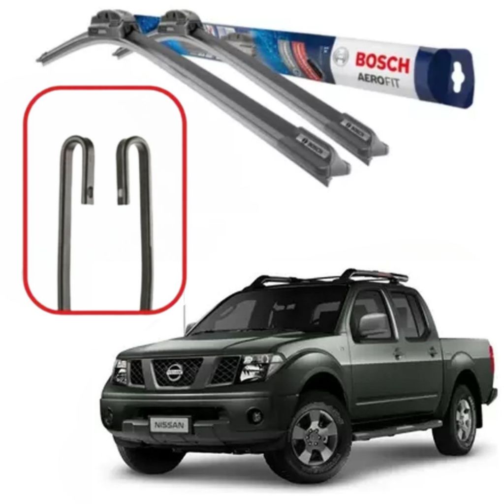 Jogo de Palheta Limpador Bosch Original Nissan Frontier 2008 A 2017