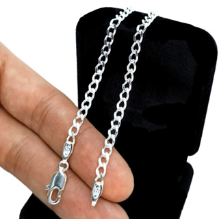 Pulseira De Prata 925 Masculina 3mm Grumet Escama De Peixe Prata Pura Legítima em Oferta na Shopee