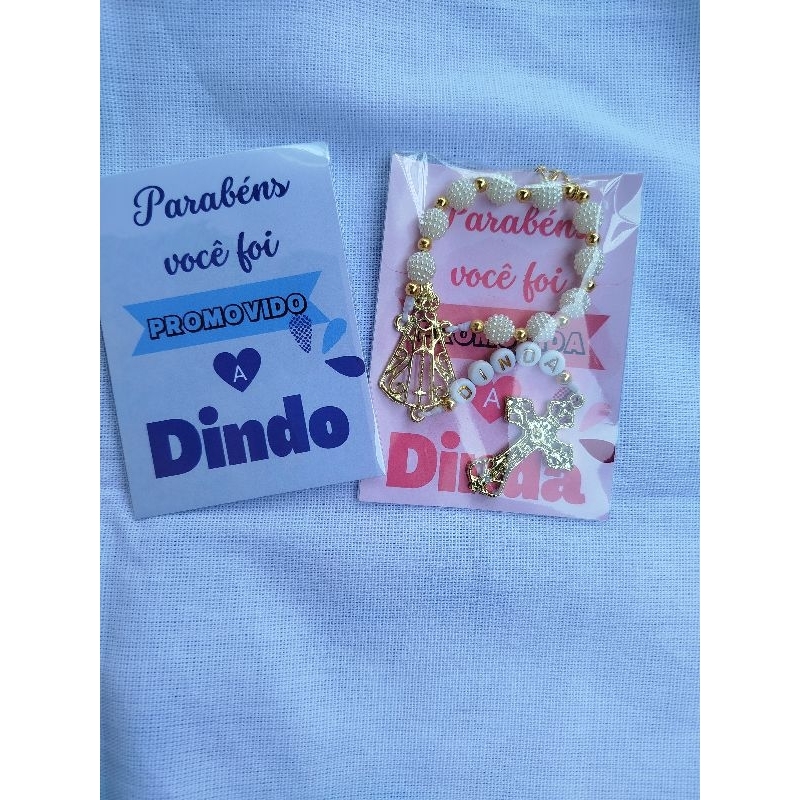 Lembrancinha dindo ou dinda ,1, 2 ,3,4 ou 5 unidades, lembrancinha para padrinhos, batizado , convite dindo ou dinda