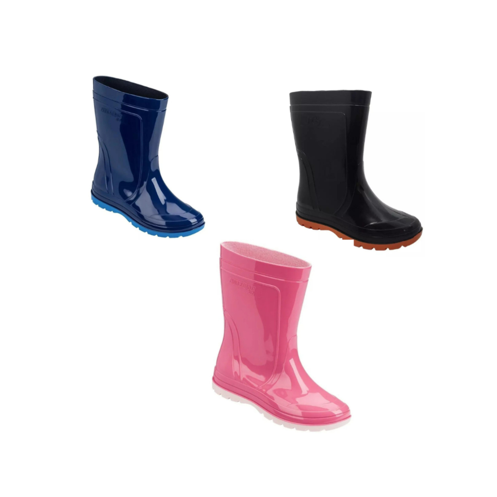 Bota Infantil Adulto Galocha Pega Forte JET SKY Kids Grendene Botinha Jet Ski Botina Calçado Infantil Impermeável Menino e Menina