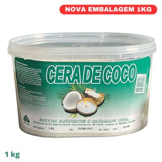 1 KG Cera de Côco 100 % Vegetal para velas em Oferta na Shopee