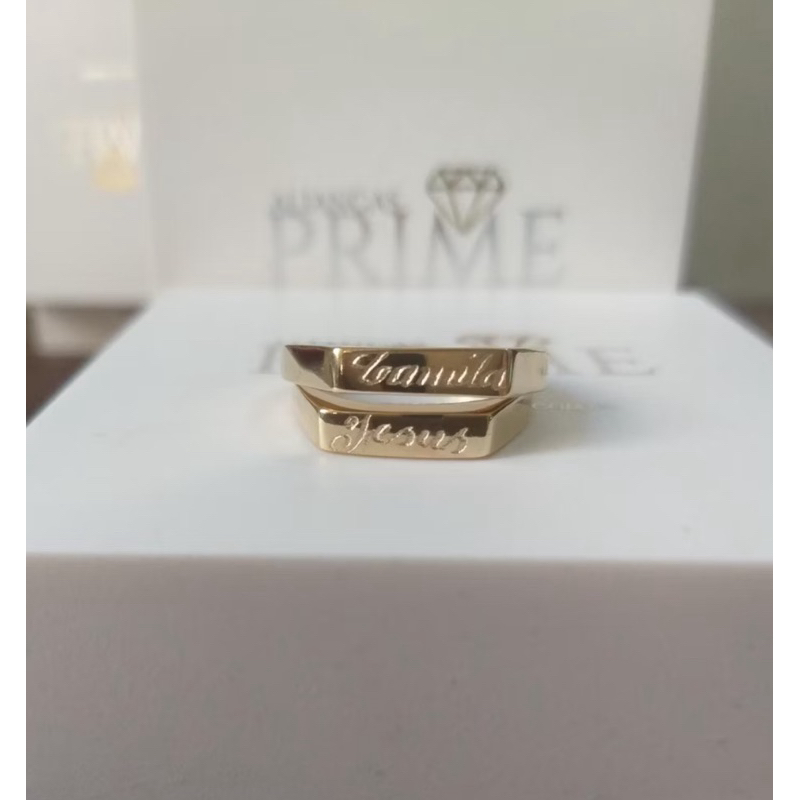 Anel chapinha moeda antiga, amor de mãe, com gravação!!! em Oferta na Shopee