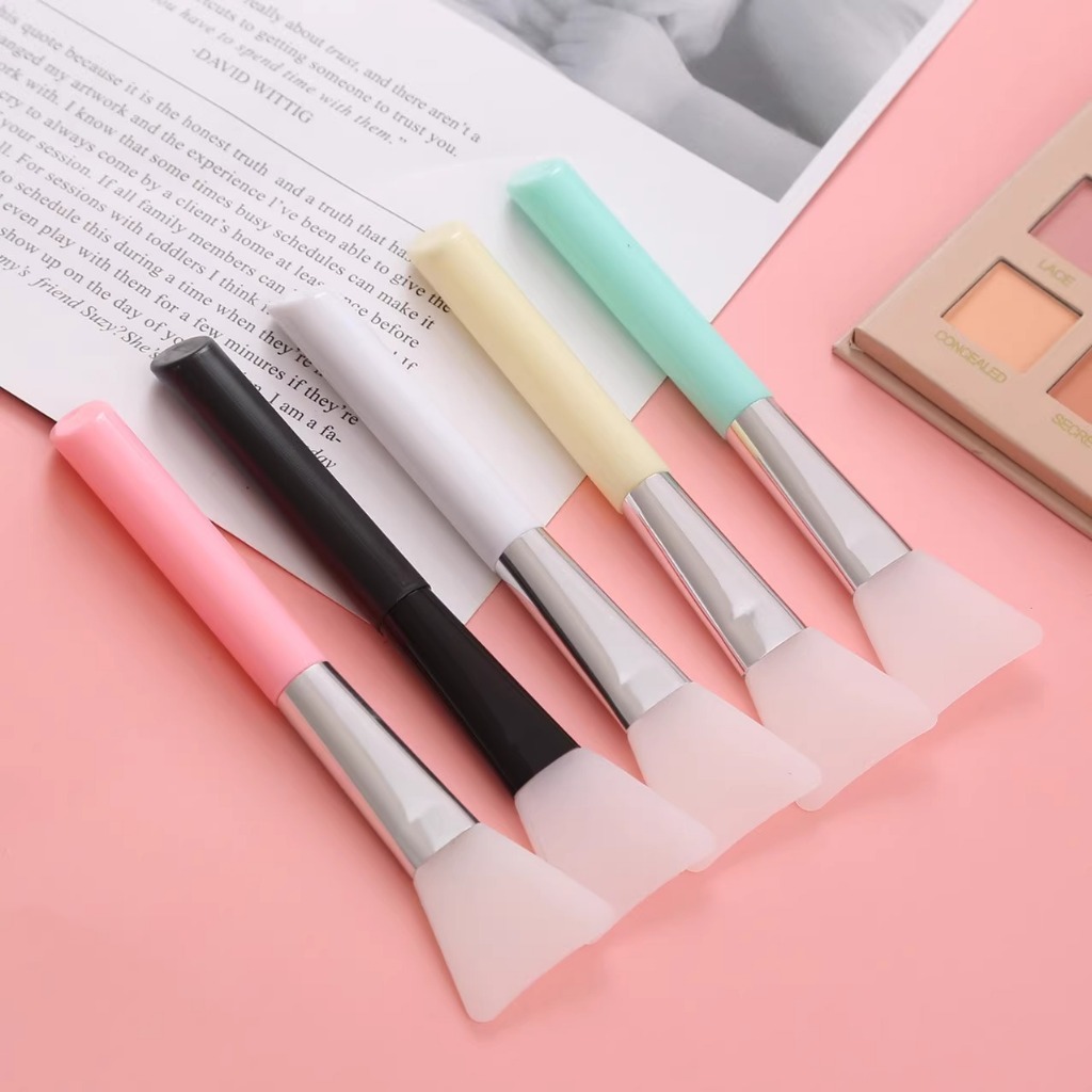 Espatula silicone pincel acessorio aplicar skin care mascara facial