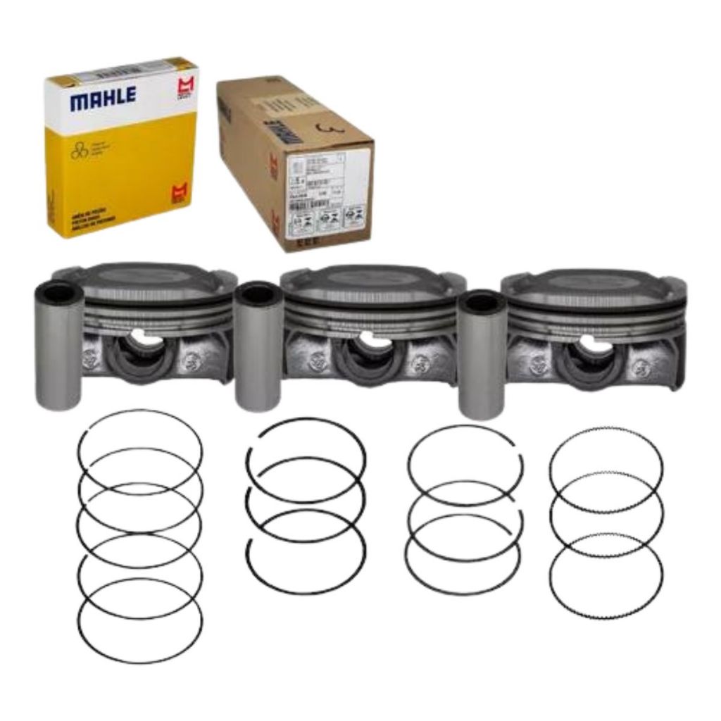 Jogo Pistão C/Anel Std Mahle Logan Sandero 1.0 12v 2017 2022 em Oferta na Shopee