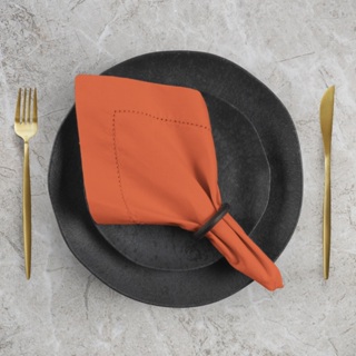 Guardanapo Em Tecido 100% Algodão Com Ponto Ajour Kit Com 6 Peças em Oferta na Shopee