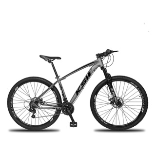 Bicicleta Aro 29 ksw MTB 24V Shimano Freio a Disco Suspensão KSW XLT 100 em Oferta na Shopee