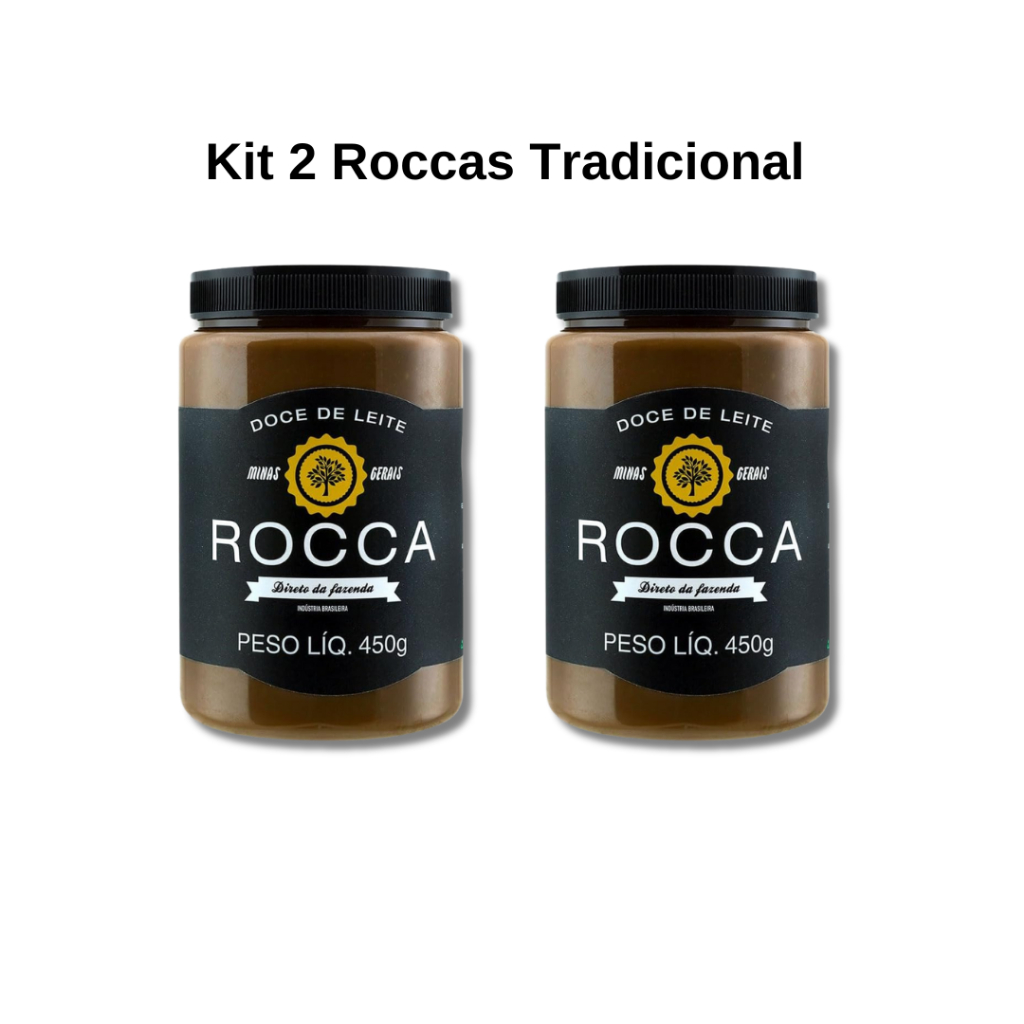 Kit 2 Roccas Doce De Leite Tradicional 400gr cada Uma Delícia