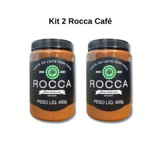 Kit 2 Doces De Leite Rocca Com Café 400gr Cada Uma Delícia