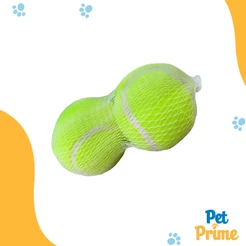 Kit 2 Bolas de Tênis para Cachorro e Gato Pet Prime