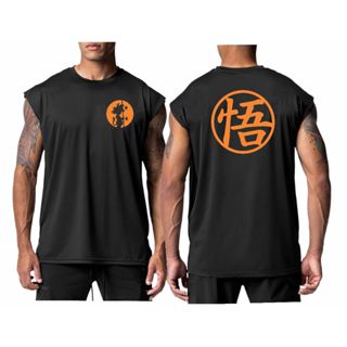 Regata Masculina Machão Desenho Dragon Ball Anime  100% Algodão em Oferta na Shopee
