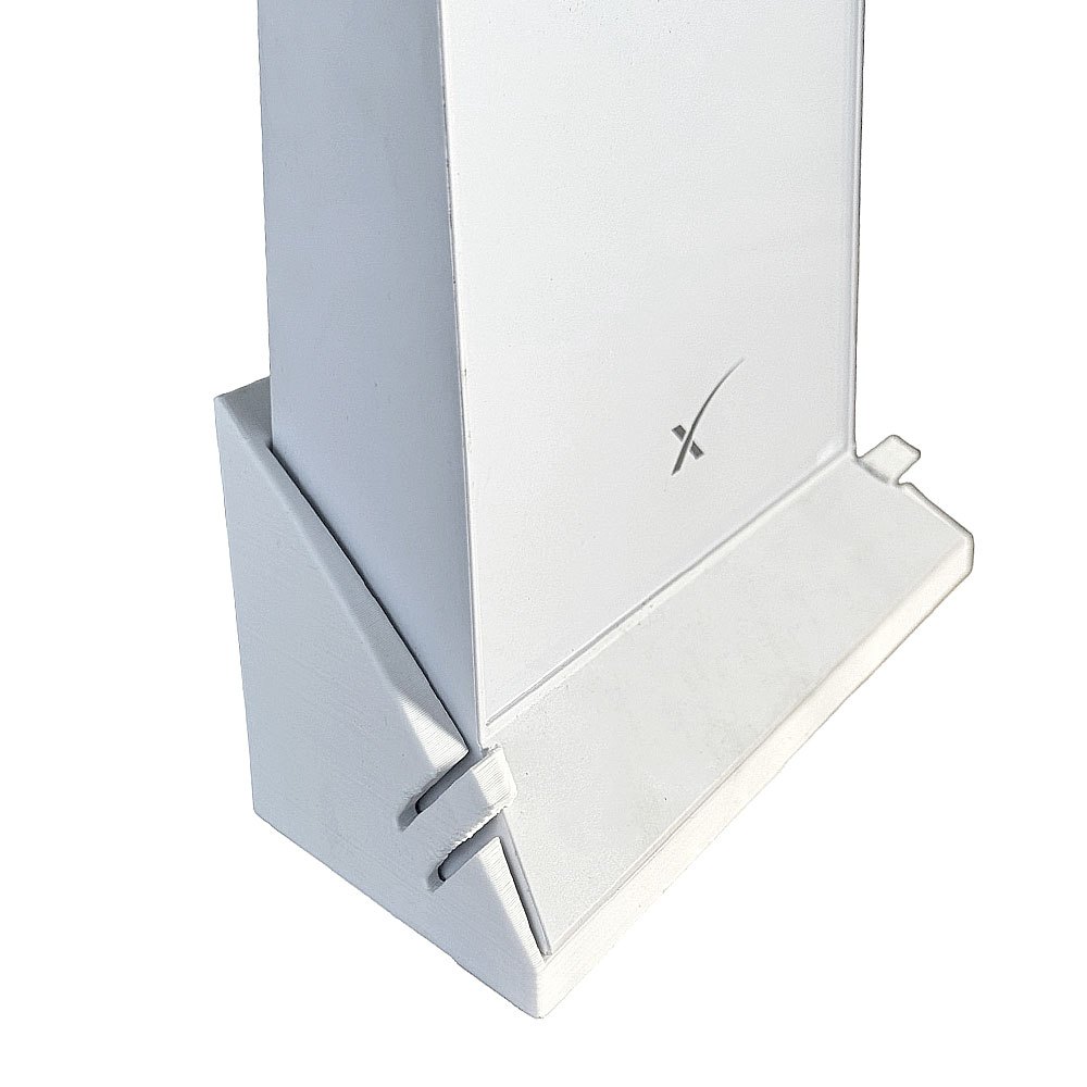 Suporte De Parede Para Modem Roteador E Adaptador Starlink Segunda Geração Com Trava