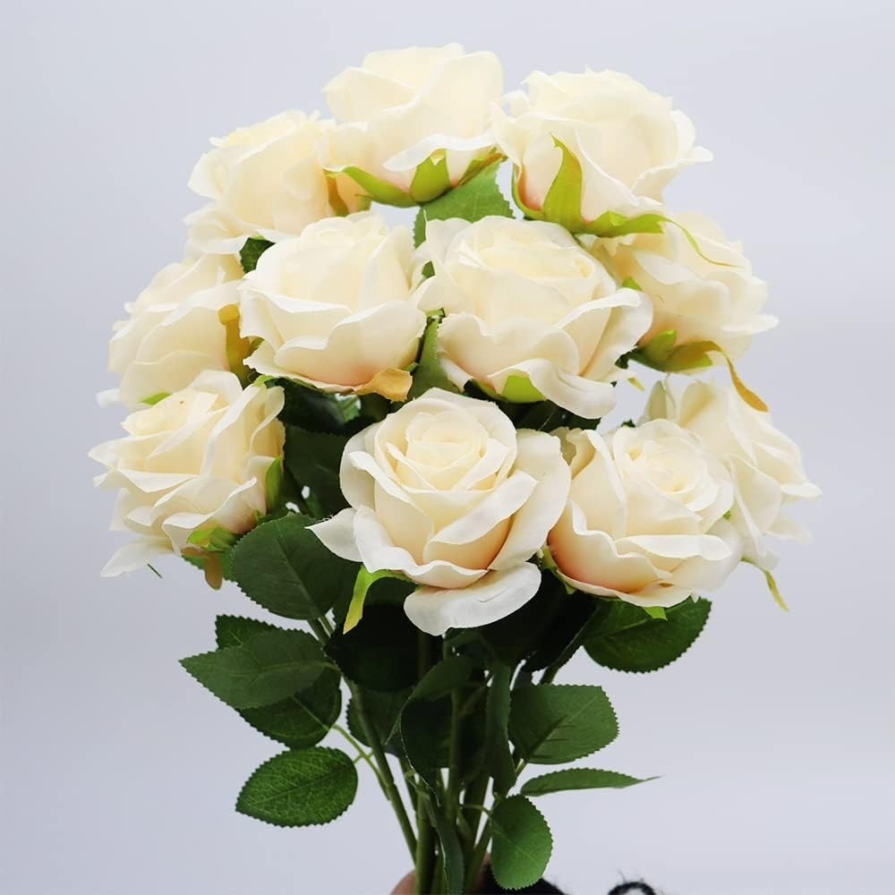 Buque artificial de rosas para decorações-NR801587 em Oferta na Shopee