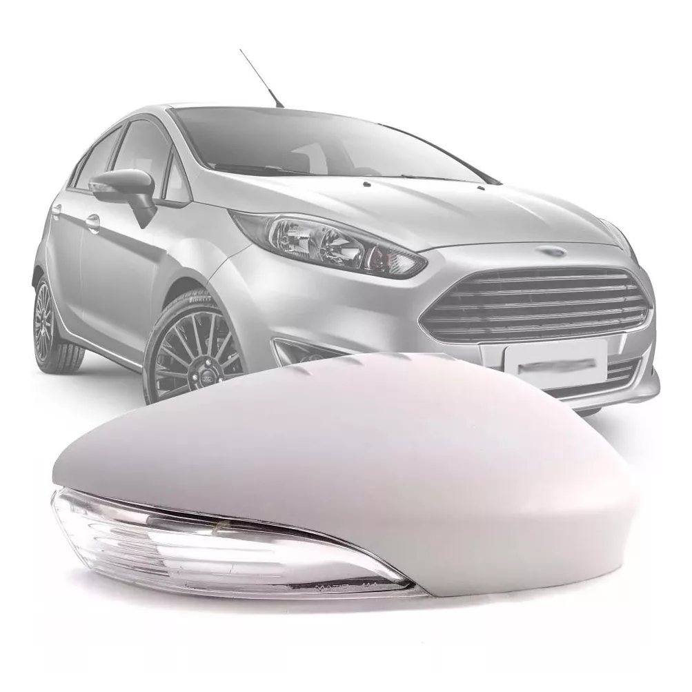 Kit Capa E Pisca Retrovisor New Fiesta 2015 2016 2017 2018 DIREITO em Oferta na Shopee