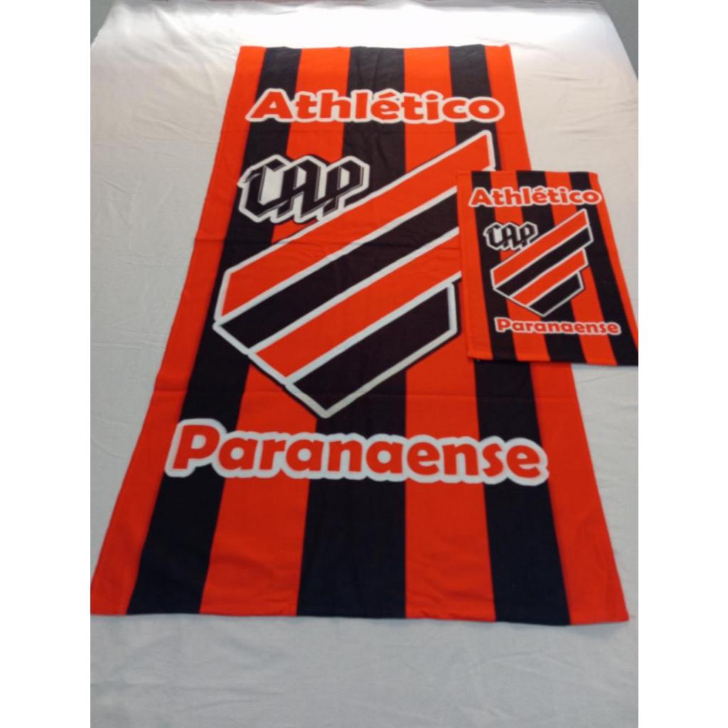 Kit Toalha de Banho + Toalha de rosto Athletico Paranaense
