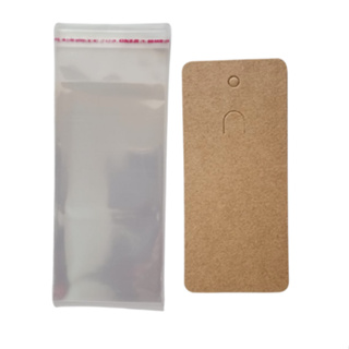 100 Unidades Cartela Tag Para Chaveiro Kraft + 100 Saquinhos em Oferta na Shopee