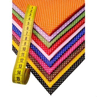 Kit Tecido Tricoline Poa -50% Algodão - 10 Cortes De 50x70cm em Oferta na Shopee