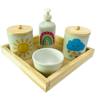 Kit Higiene Bebê Chuva de Amor Porcelana em Oferta na Shopee