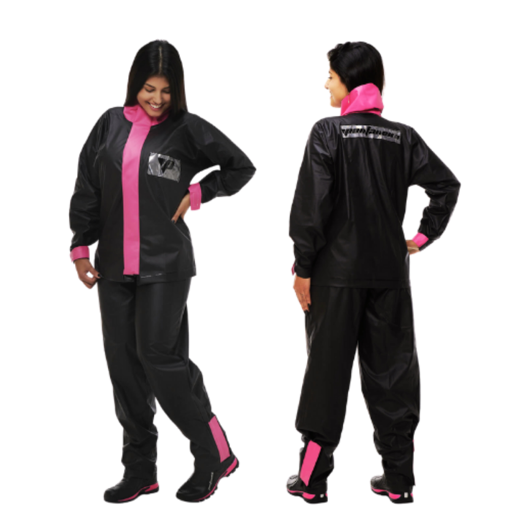 Capa De Chuva Para Motoqueiro Pvc Feminino Pvc Tornado Com Gola