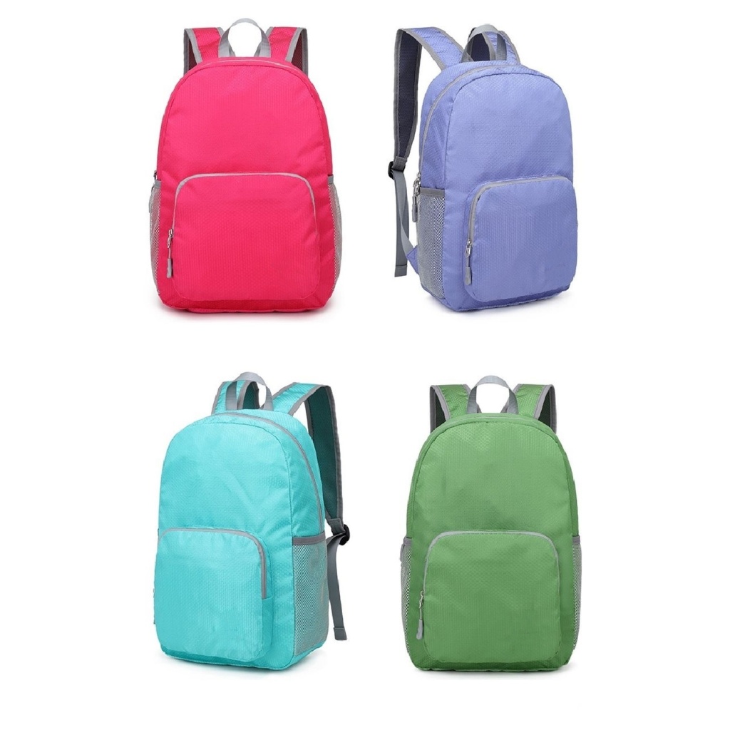 Mochila Bolsa Saco Leve Dobrável Portátil Compacta Prova D´água Fitness Passeio em Oferta na Shopee