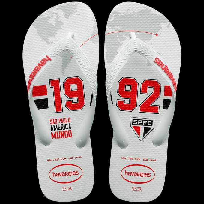 CHINELO TOP TIMES SÃO PAULO HAVAIANAS Infantil
