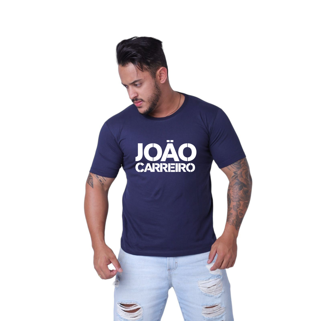 Camiseta Masculina Joao Carreiro Moda de Viola Sertanejo Raiz Moda Masculina …