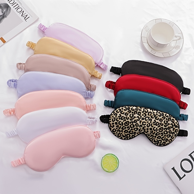 Máscara Tapa Olhos Com Dupla Face De Seda Para Dormir Viajar Confortável Tecido Premium - OLHO-ZS04 em Oferta na Shopee