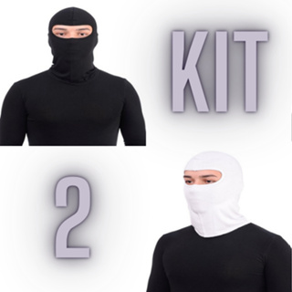 Balaclava Kit com 2 Touca Ninja Com Proteção UV em Oferta na Shopee