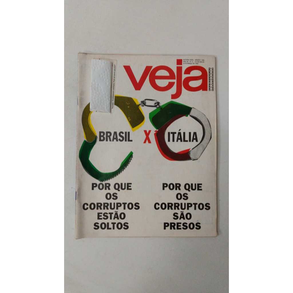 Revista Veja 12 Brasil Itália Política 10622