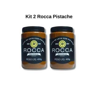Kit 2 Rocca Doce De Leite Com Pistache 400gr Cada Uma Delícia