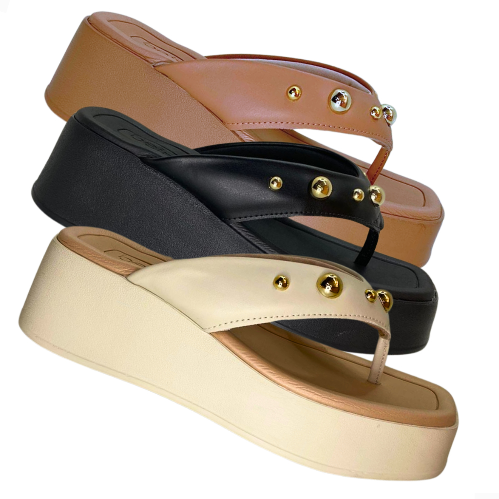 Tamanco Sandália Beira Rio Plataforma Flatform Anabela Original Conforto Leve em Oferta na Shopee