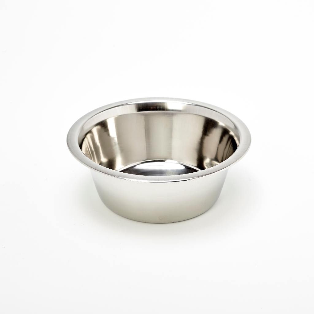 Tigela Comedouro aço Inox para Cachorros – 360ml/750ml/1400 e 2400ml - Chalesco - Pets