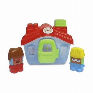 Emoti Bricks House Maral ref.1204- p/crianças a partir de 6meses-9peças
