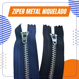 Zíper Metal Prateado 15cm ou 18cm Para Calça Jeans 10 Unidades Fecho Calça Ecler Cor Niquelado em Oferta na Shopee
