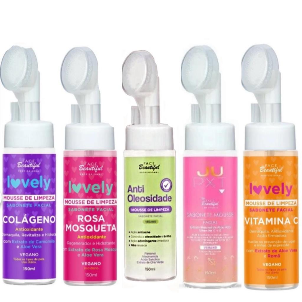 Sabonete Facial Mousse Face beautiful de Limpeza Com Aplicador 150ml Sabonete Facial Mousse Face beautiful de Limpeza Com Aplicador 150ml