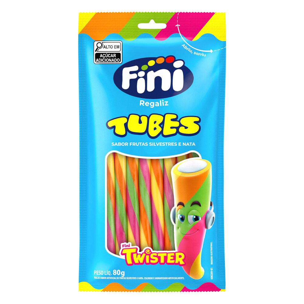 Tubes Twister 80g - Fini - Food & Beverages