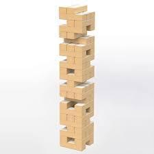 Jogo Caiu Perdeu Brinquedo Torre Equilíbrio Madeira Jogos de tabuleiro Toda Família Férias