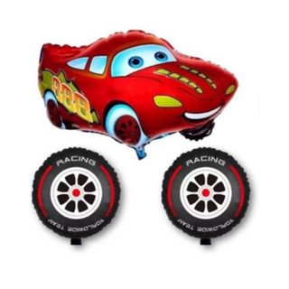 Balão Metalizado Pneus Rodas Corrida Carros 60Cm/45Cm em Oferta na Shopee