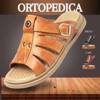 Sandalia Franciscana Ortopedica Lançamento Original Ante-Stres Sola Ante Derrapante Confortavel. em Oferta na Shopee