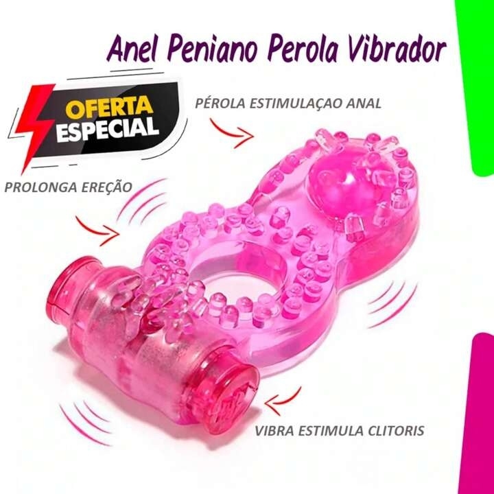 SUPER ANEL Peniano Com Vibrador + PÉROLA Estimuladora - SEX SHOP em Oferta na Shopee