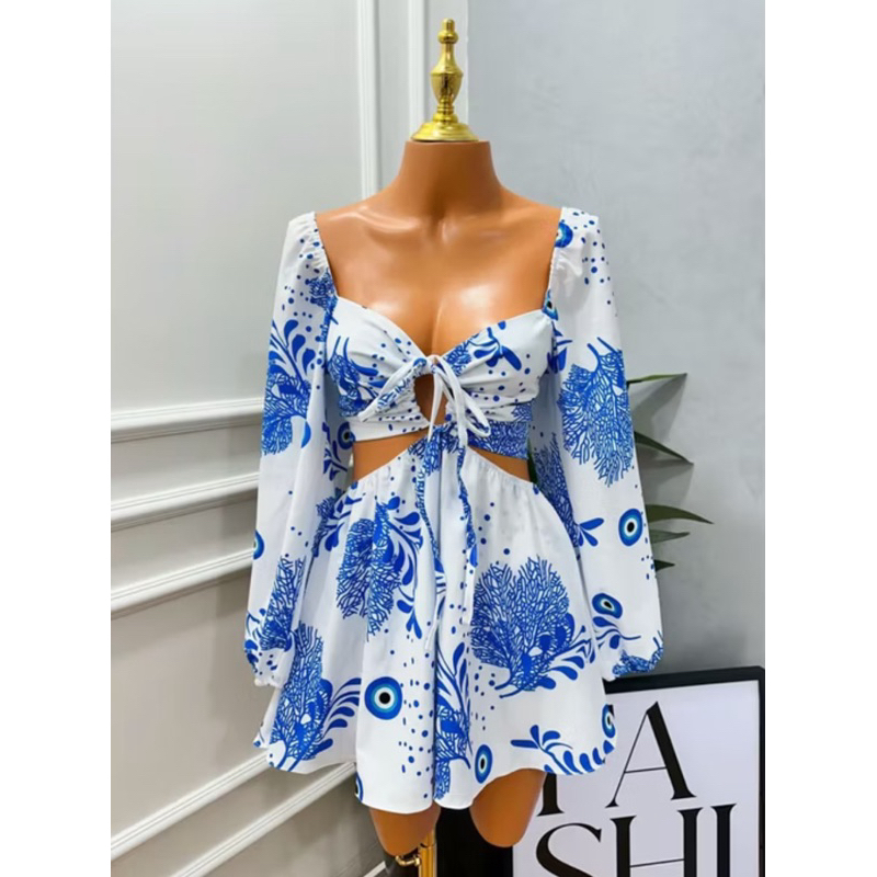 Macaquinho Feminino Crepe Barbie Estampa Farm Lançamento Tendência short por baixo