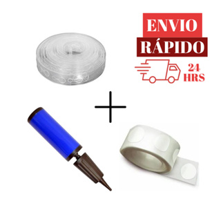 Kit Aniversario Faça Você mesmo Arco descontruido de bexiga balão p/ festa comemoração ou decoração em Oferta na Shopee