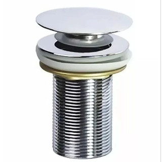 Valvula 1/4 Ralo Click Up Inteligente Em Metal Inox Para Banheiro cromado