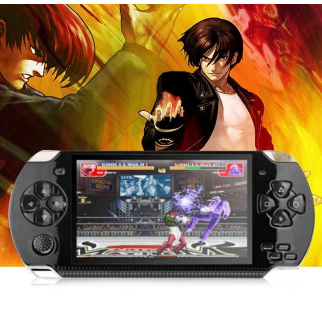 Console mão Portatil 10 emuladores games 4,6 milhares jogos retro 8gb psp/play/psv/psvita/fliperamas