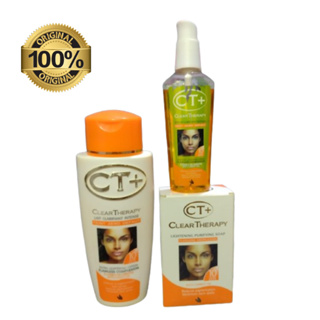 Kit CREME Ct+ Loção 300ml de terapia clara CT + óleo + sabonete Clareador Super Efeito Muito Rapido em Oferta na Shopee