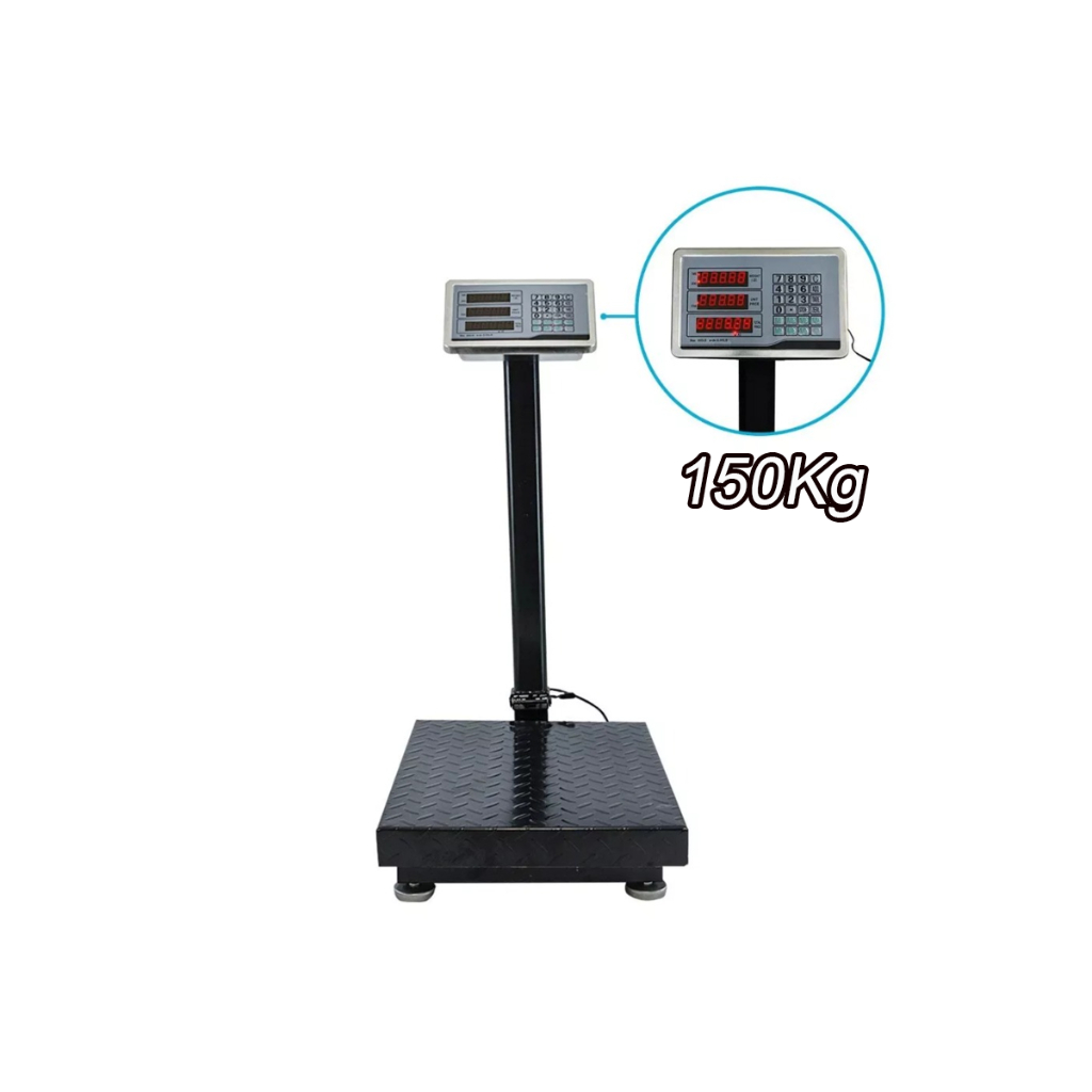 Balança De Plataforma Painel Digital 150Kg Com Bateria Envio Rápido em Oferta na Shopee